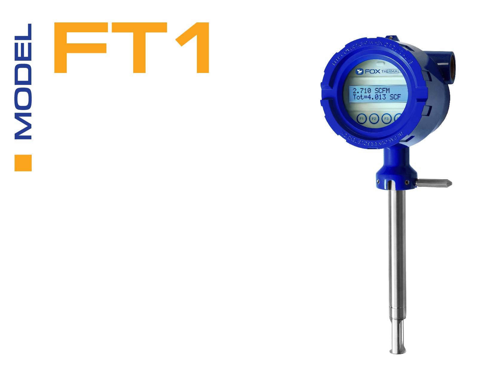 Fox Thermal Model FT1 flow meter