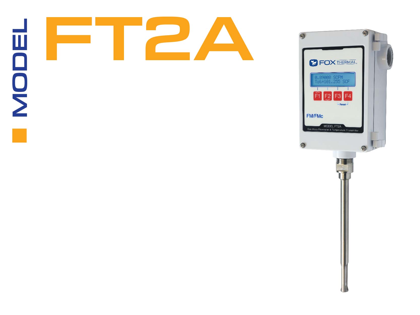Fox Thermal Model FT2A flow meter