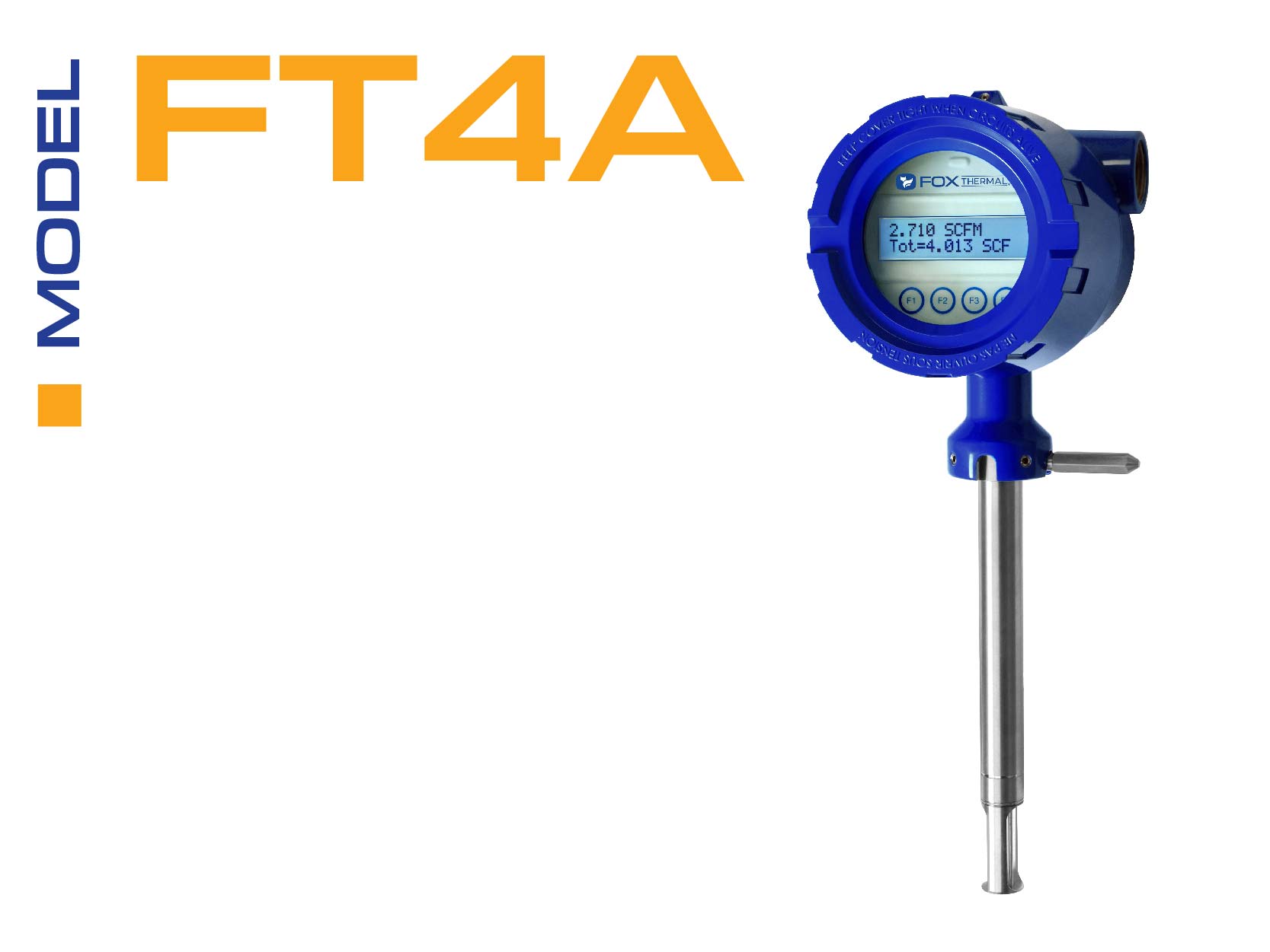 Fox Thermal Model FT4A flow meter